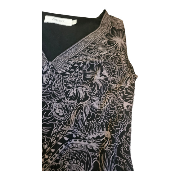 InWear Size 12 Sleeveless Floral V-Neck Short Length Dress - Picture 3 of 7